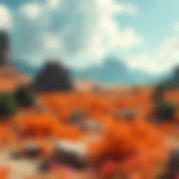 A captivating screenshot showcasing the vibrant landscapes in Goodbye Eternity