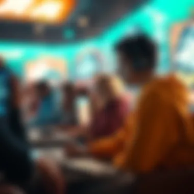 Artistic representation of online communities shaped by memeatic content