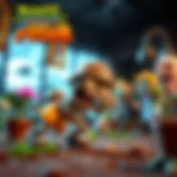 Dynamic gameplay interaction in Plants vs Zombies Fusion 2.2