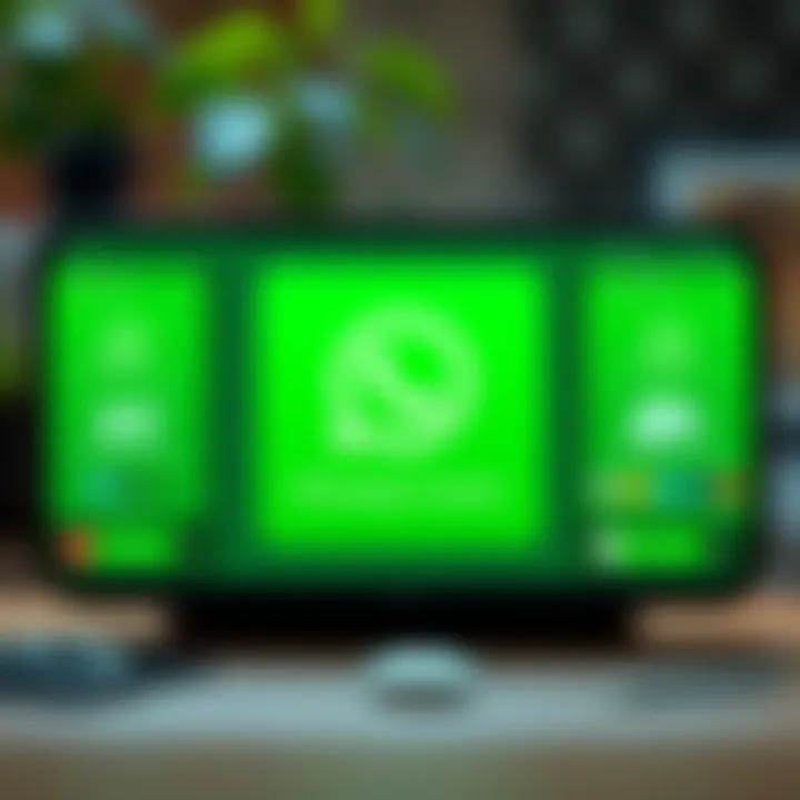 Visual representation of the Premium WhatsApp Cleaner APK interface showcasing its functionalities