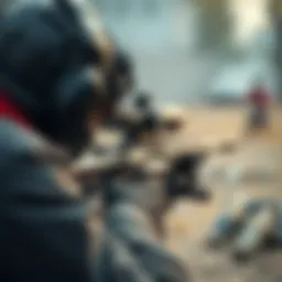 Visual representation of sniper hacks in gaming