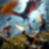 Dynamic gameplay of Rise of Eros showcasing unique features