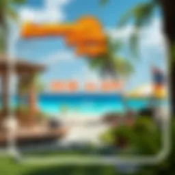 Summertime Saga APK interface on PC