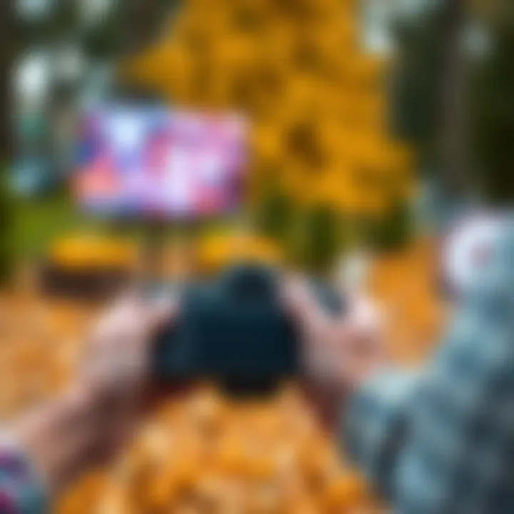 Illustration showcasing the features of TeaTV Mod APK