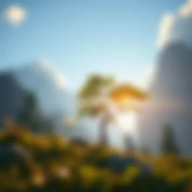 Harmony with Nature A representation of the ecological themes woven into the gameplay, depicting harmony between nature and mechanics.