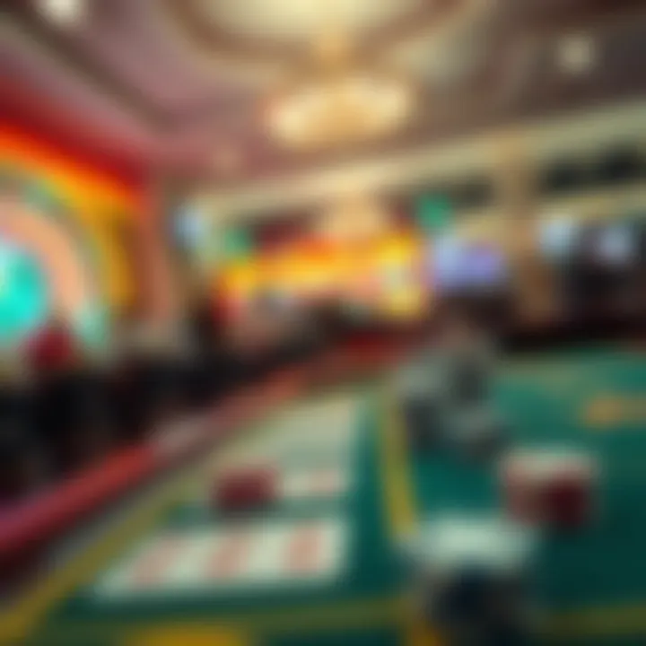 Visual representation of ethical considerations in gambling