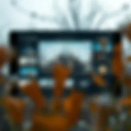 User interface of Video Collage Pro showcasing various customization options